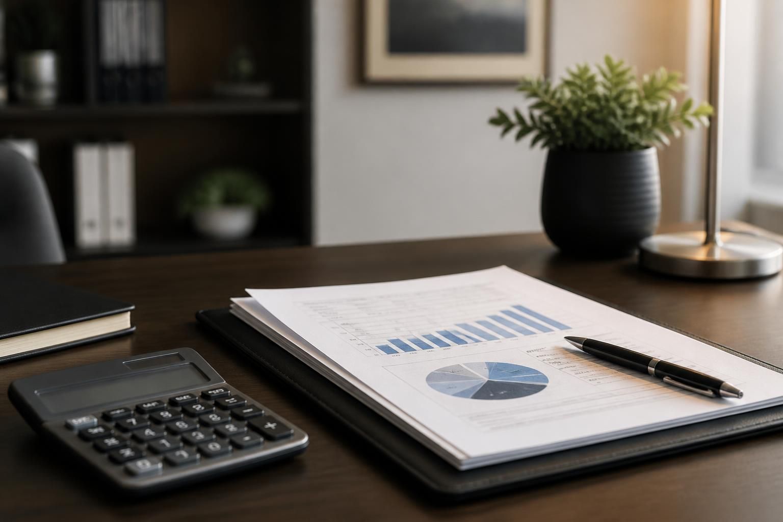 Stable financial planning desk suggesting fixed annuity strategies.
